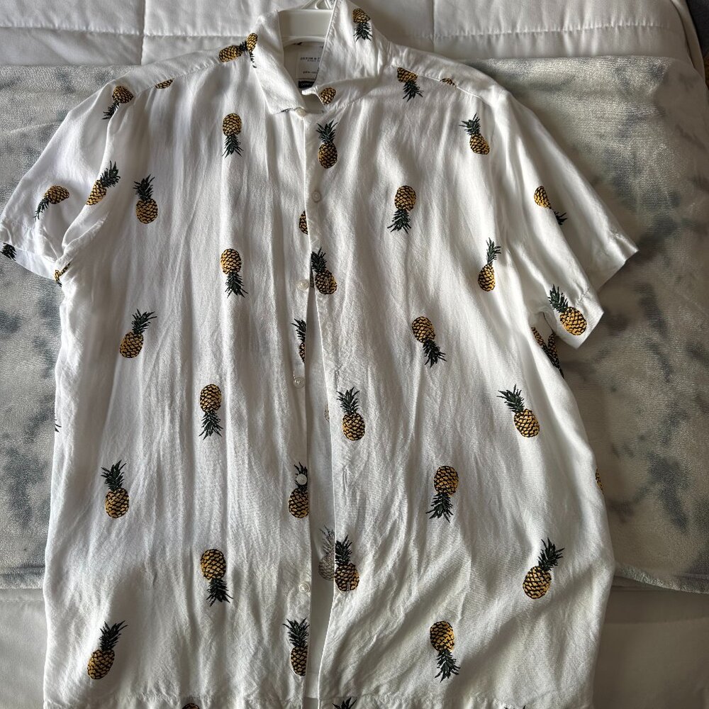 Pineapple Button Down Shirt